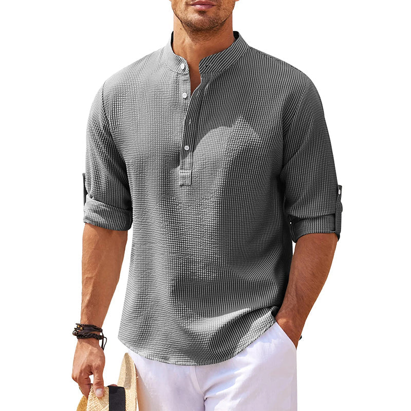 Tommy | Stilfuld Og Behagelig Herre Henley Shirt