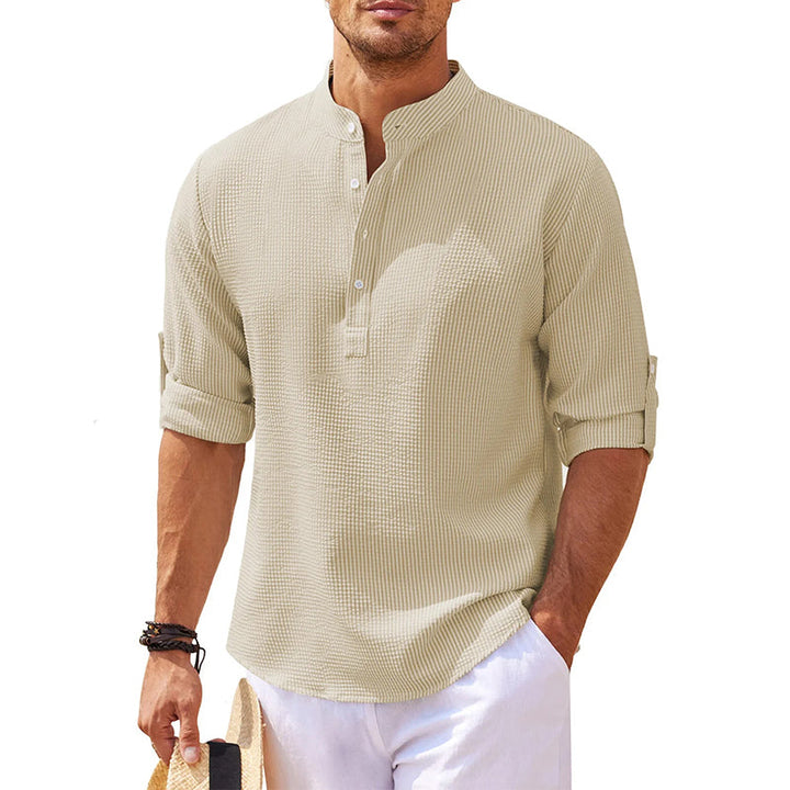 Tommy | Stilfuld Og Behagelig Herre Henley Shirt