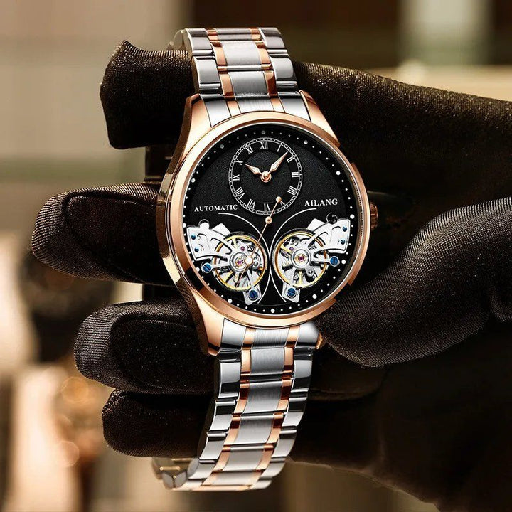 Dobbelt Tourbillon Luminous Mekanisk Ur