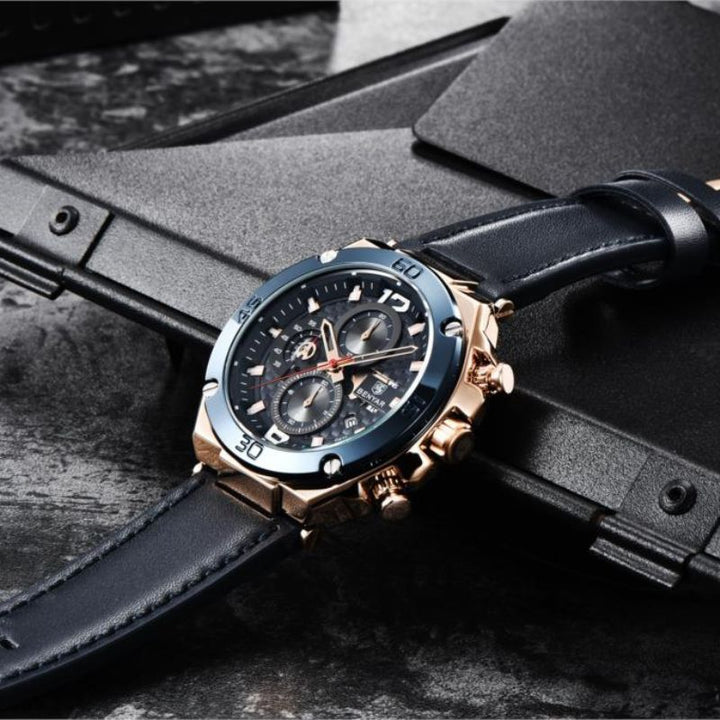 Kvarts Multifunktionel Sport Chronograph Ur