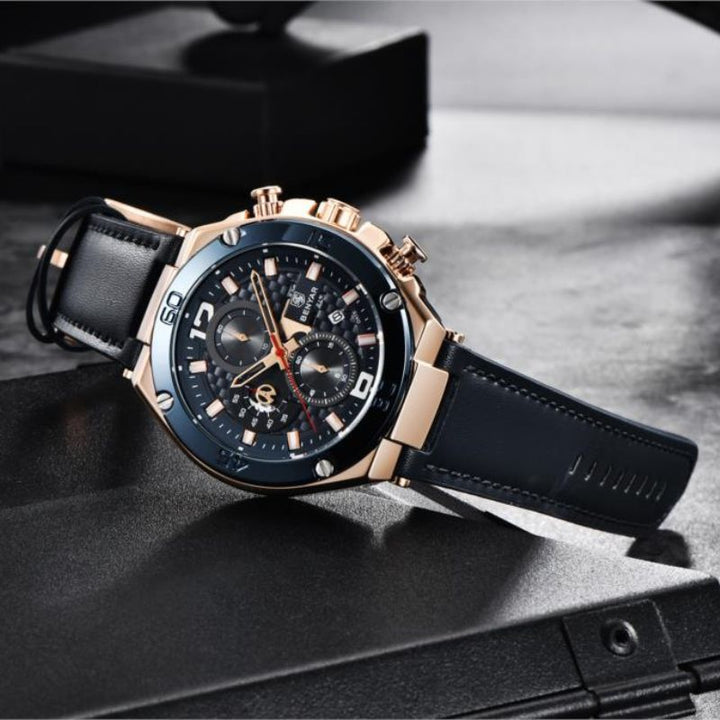 Kvarts Multifunktionel Sport Chronograph Ur