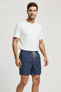 Herre Stribet Badeshorts med Lommer