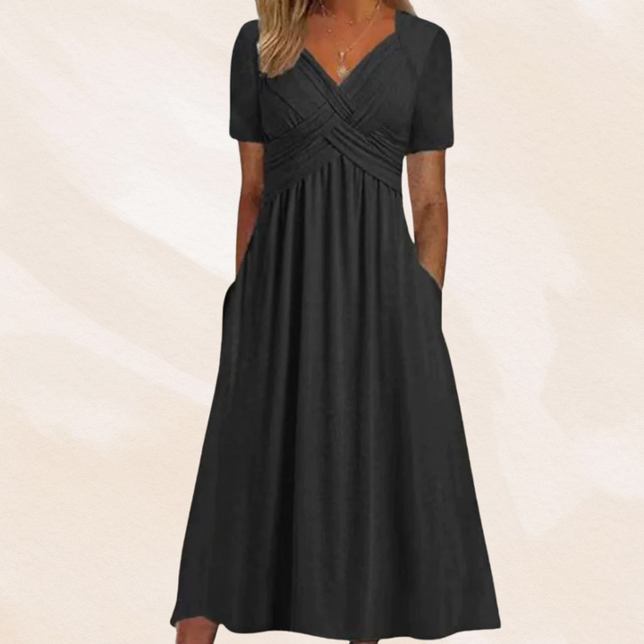 Mirella™ Chic V-hals Kjole