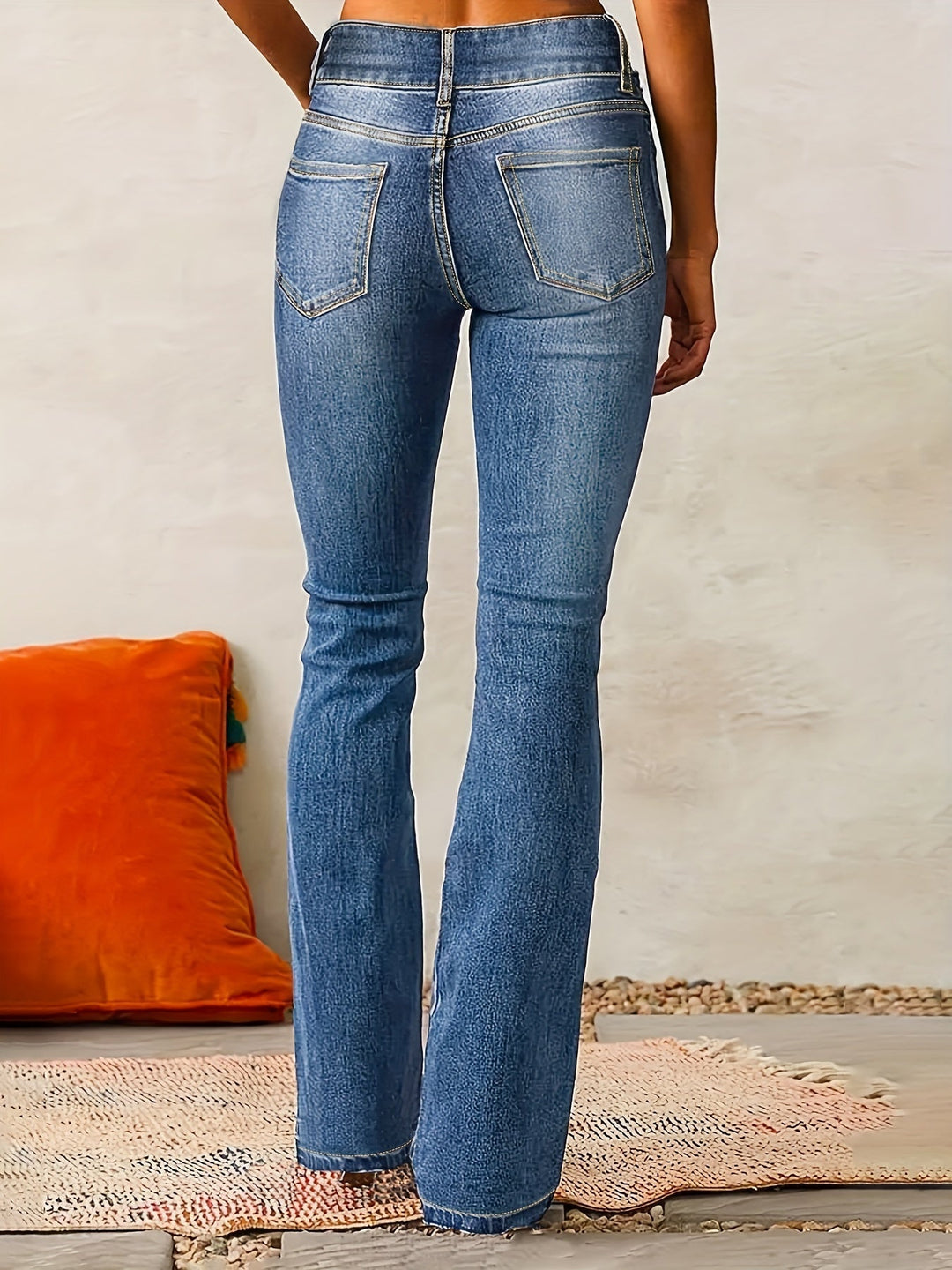 mina | Højtaljede Dame Flared Jeans til Foråret