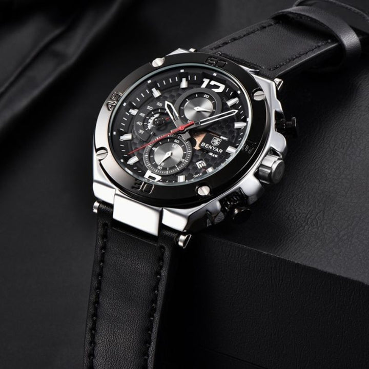 Kvarts Multifunktionel Sport Chronograph Ur