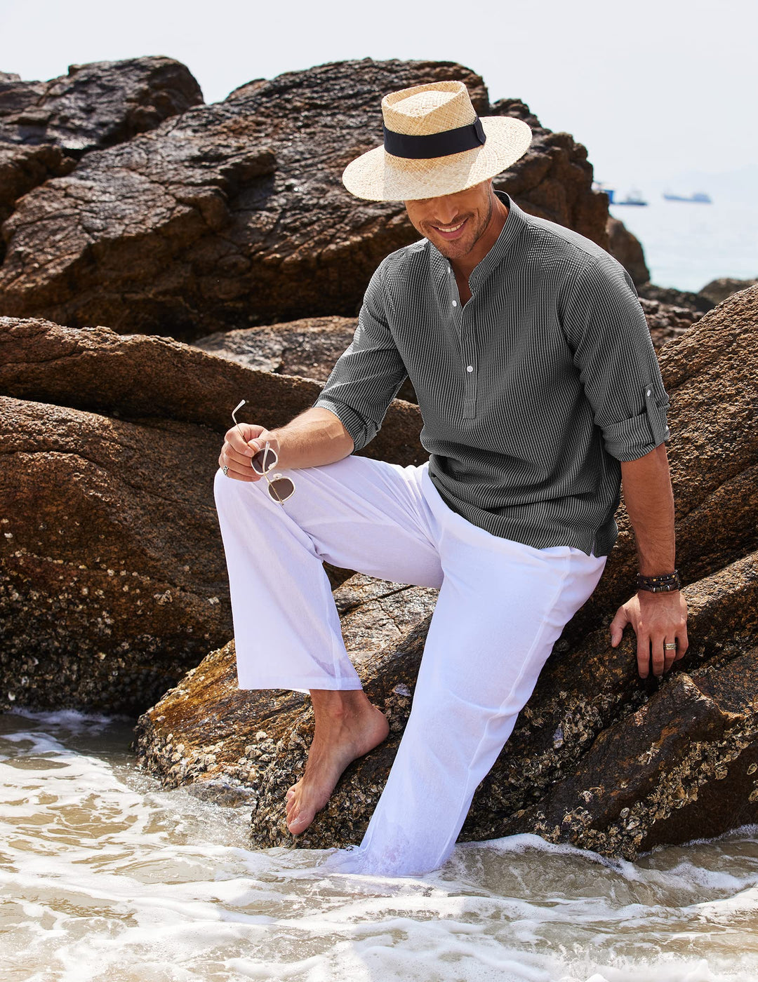 Tommy | Stilfuld Og Behagelig Herre Henley Shirt