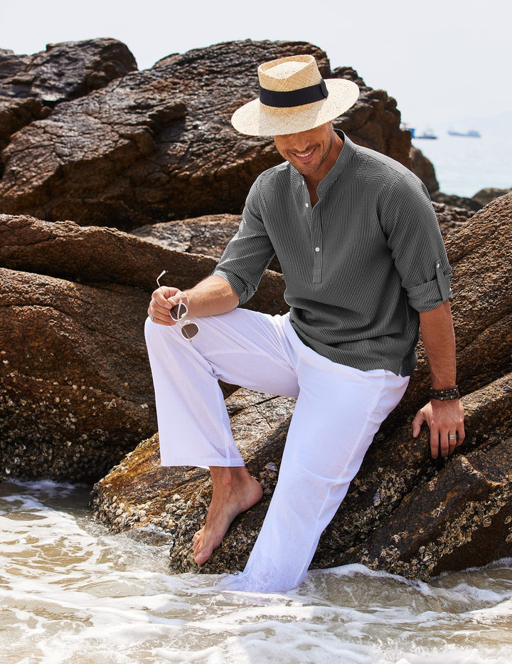 Tommy | Stilfuld Og Behagelig Herre Henley Shirt