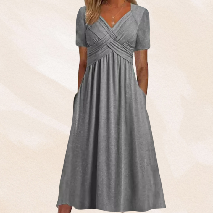 Mirella™ Chic V-hals Kjole