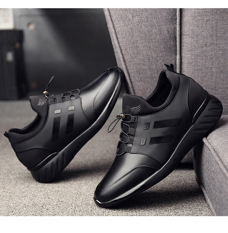 Kornelius | Herre Slip-On Sneakers med Elastiske Snørebånd