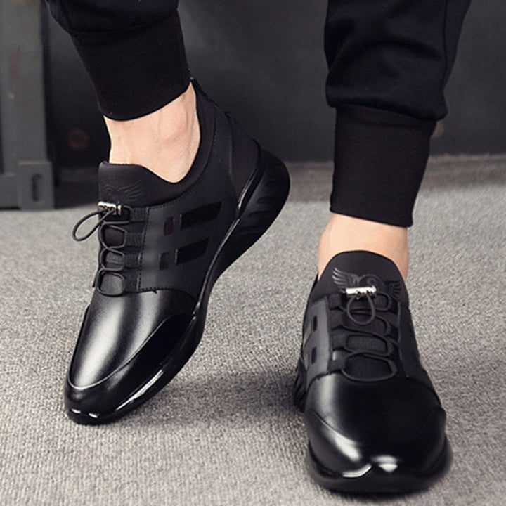 Kornelius | Herre Slip-On Sneakers med Elastiske Snørebånd