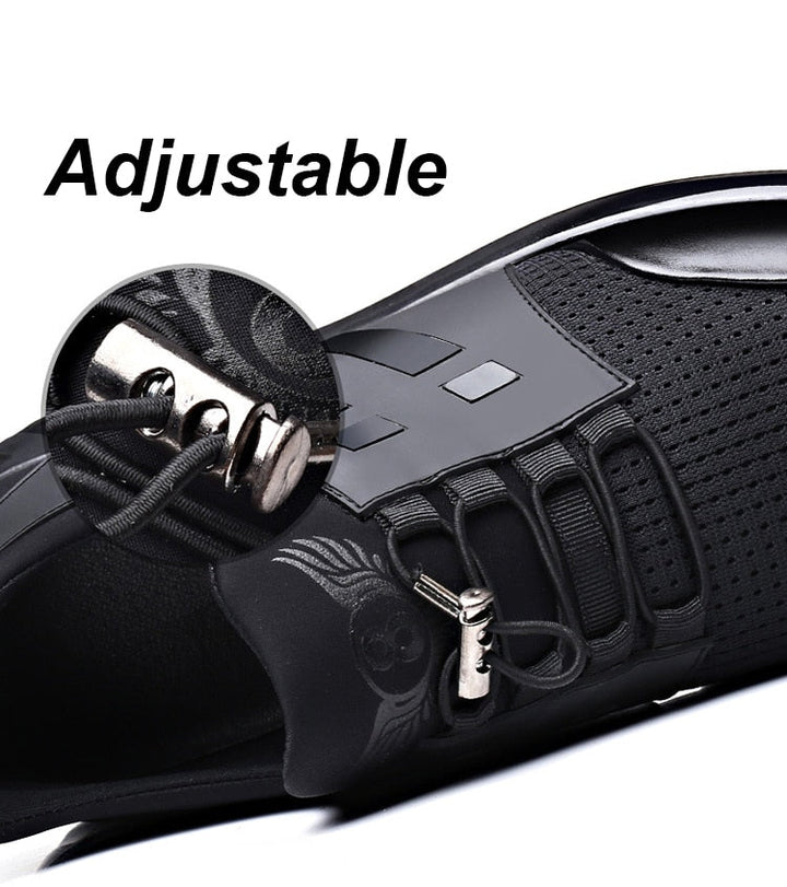 Kornelius | Herre Slip-On Sneakers med Elastiske Snørebånd