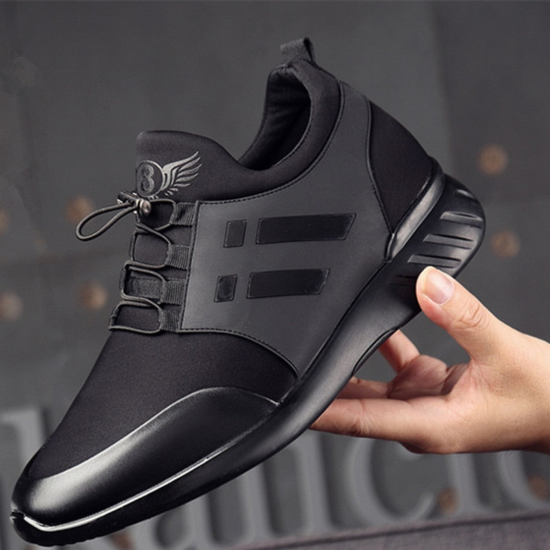 Kornelius | Herre Slip-On Sneakers med Elastiske Snørebånd