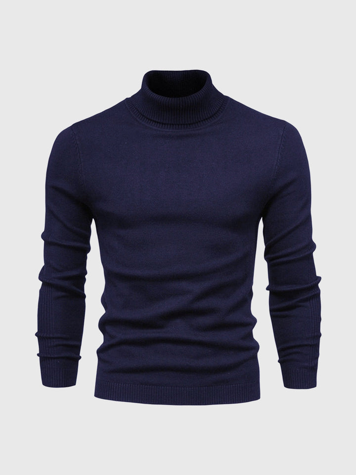 Eilert | Herre Vinter Rullekravesweater med Slim Fit