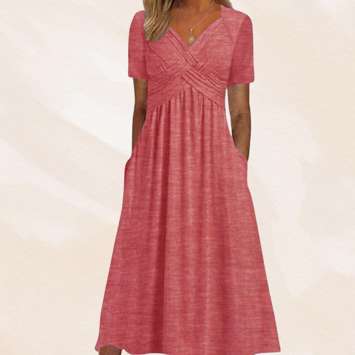 Mirella™ Chic V-hals Kjole