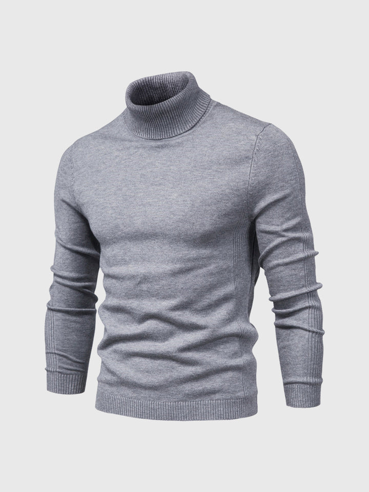 Eilert | Herre Vinter Rullekravesweater med Slim Fit