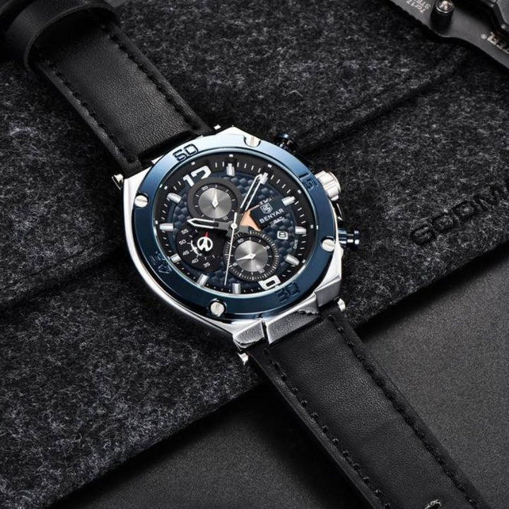 Kvarts Multifunktionel Sport Chronograph Ur