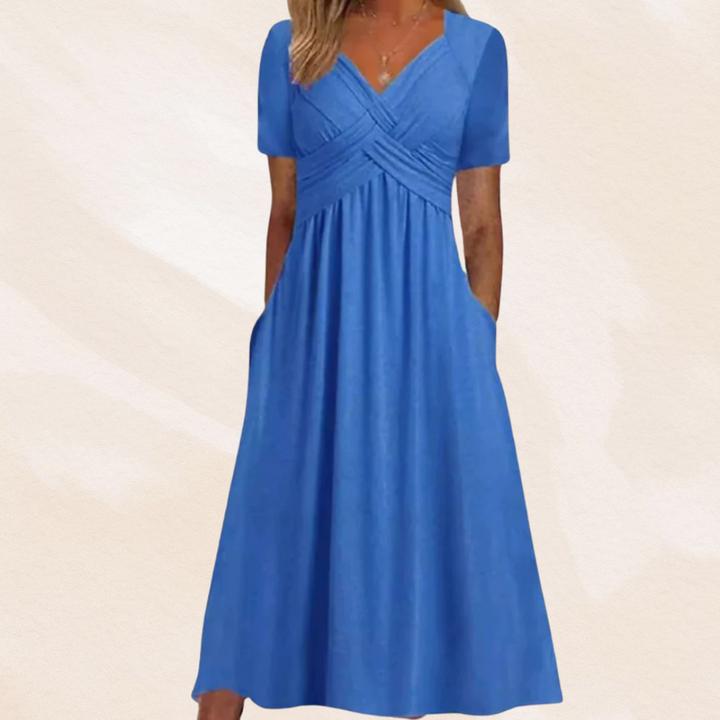 Mirella™ Chic V-hals Kjole