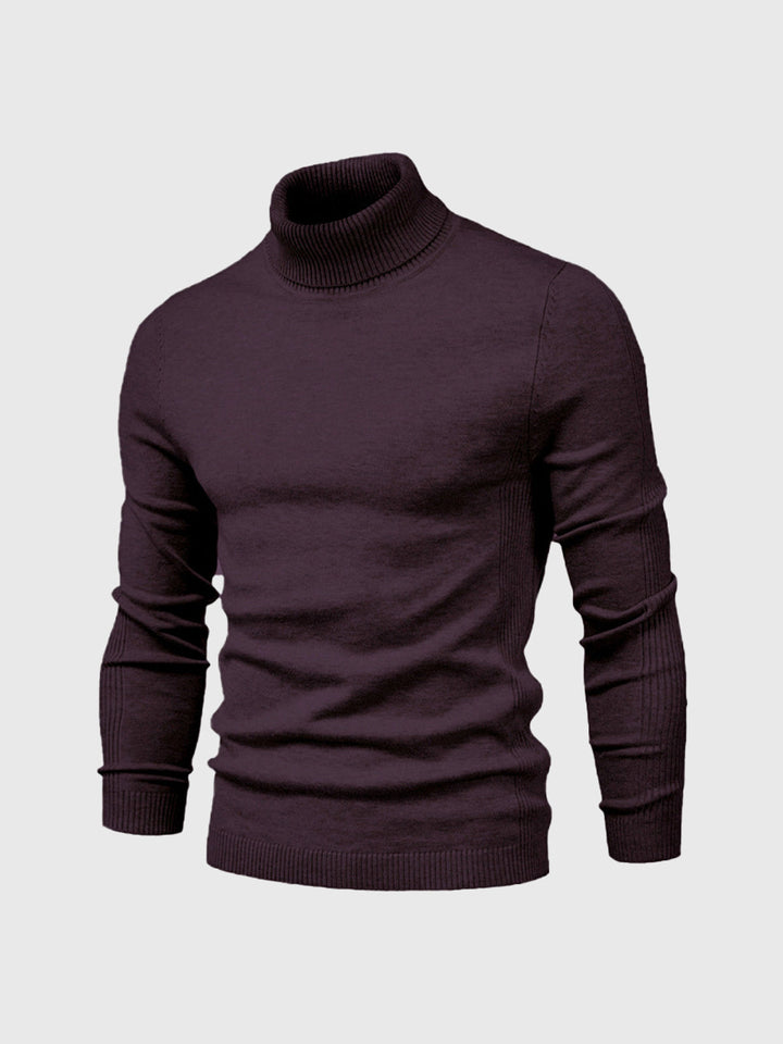 Eilert | Herre Vinter Rullekravesweater med Slim Fit