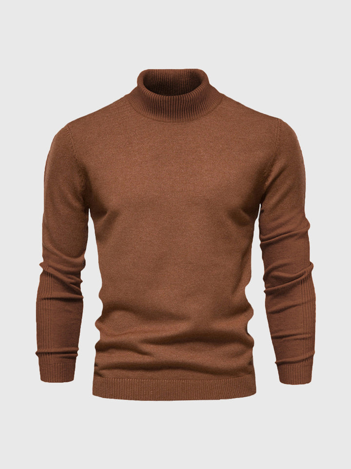 Eilert | Herre Vinter Rullekravesweater med Slim Fit