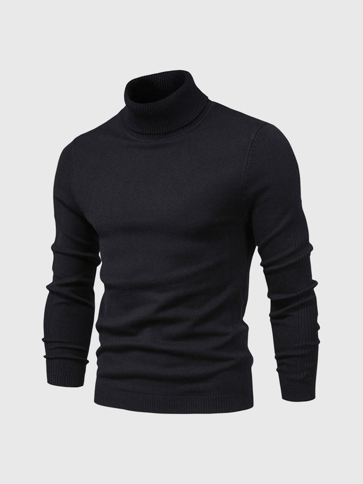 Eilert | Herre Vinter Rullekravesweater med Slim Fit