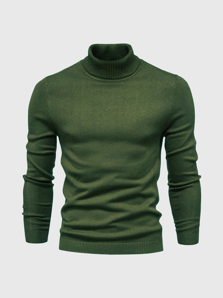 Eilert | Herre Vinter Rullekravesweater med Slim Fit