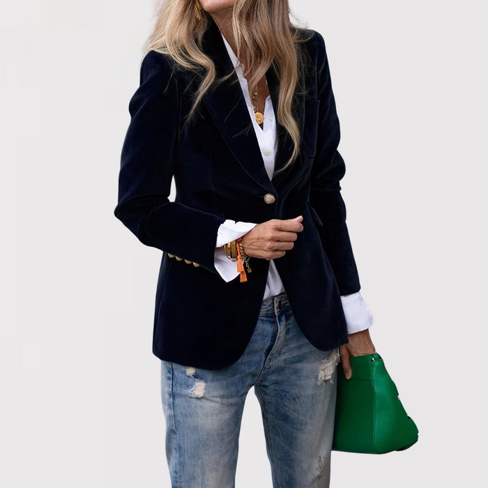 Quirita™ | Luksuriøs velourjakke