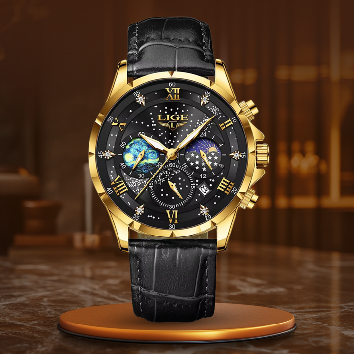 Elegant Månefase Ur