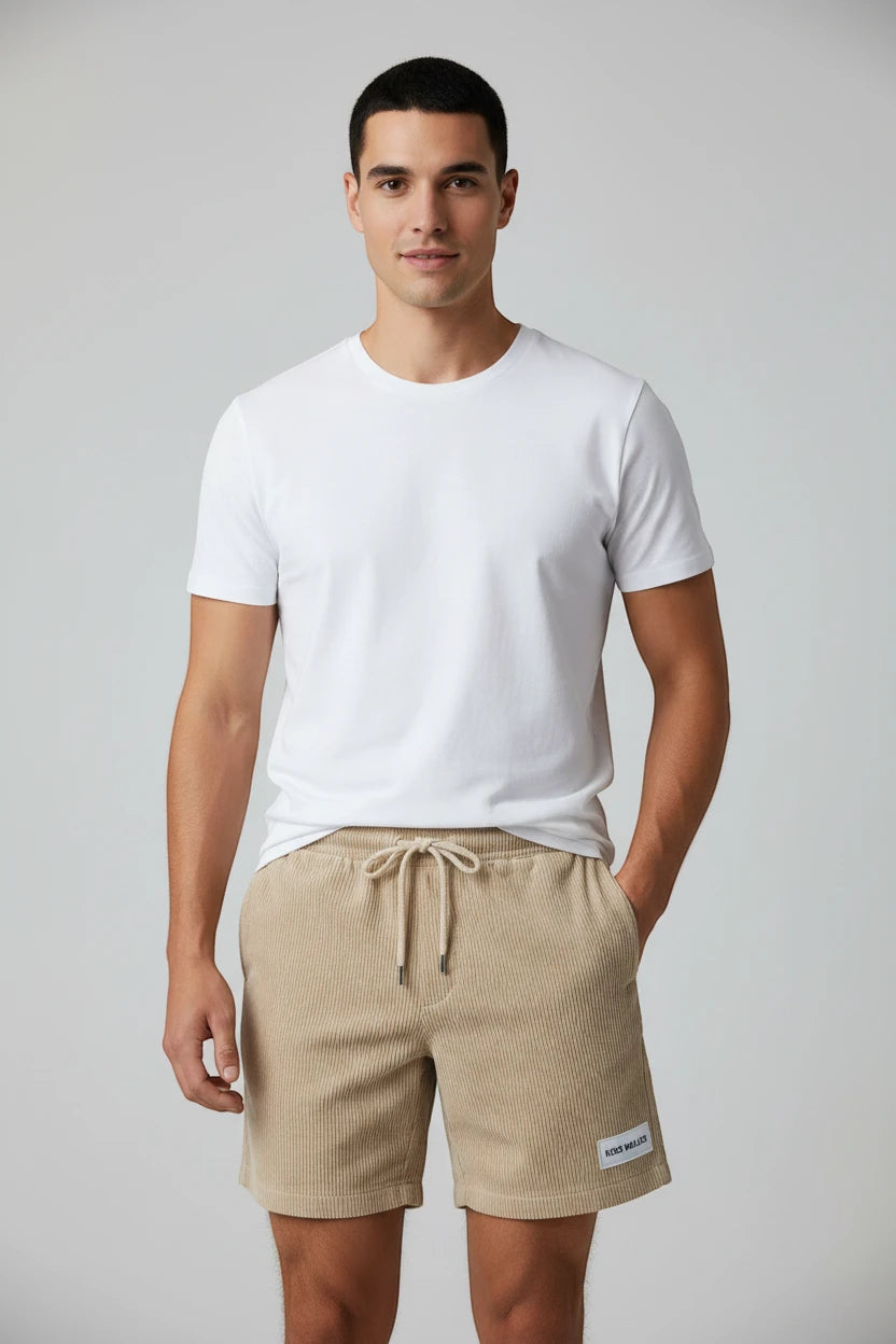 Herre Knælange Shorts med Snøre