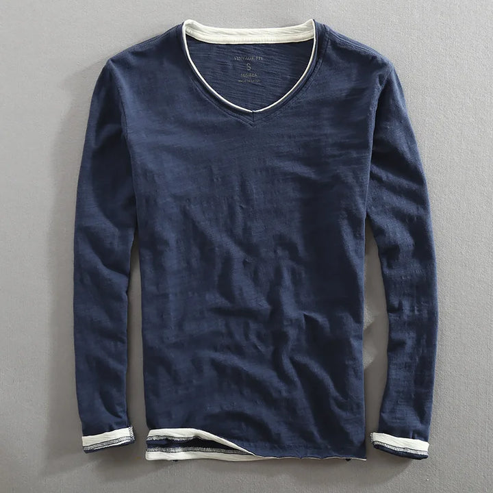 Felix | Herre V-hals Langærmet T-shirt