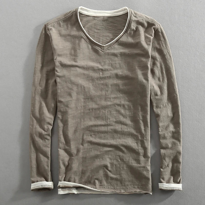 Felix | Herre V-hals Langærmet T-shirt