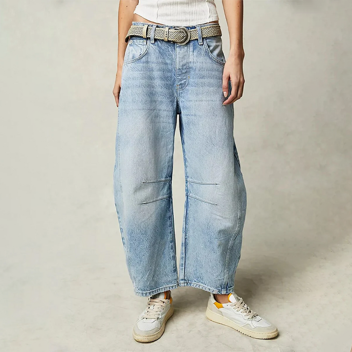 Augusta | Casual Og Behagelige Jeans Med Vide Ben