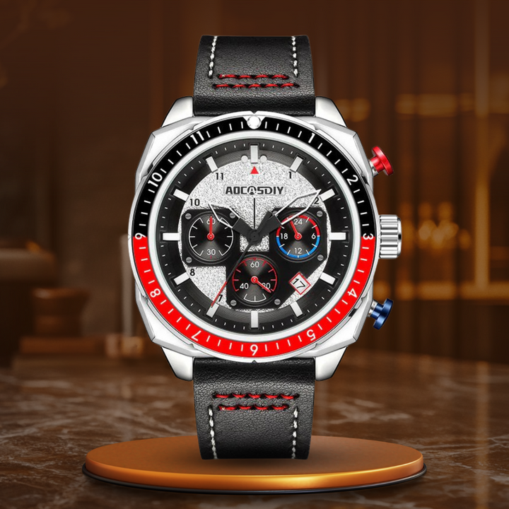 Luksus Chronograph Sport Quartz Ur