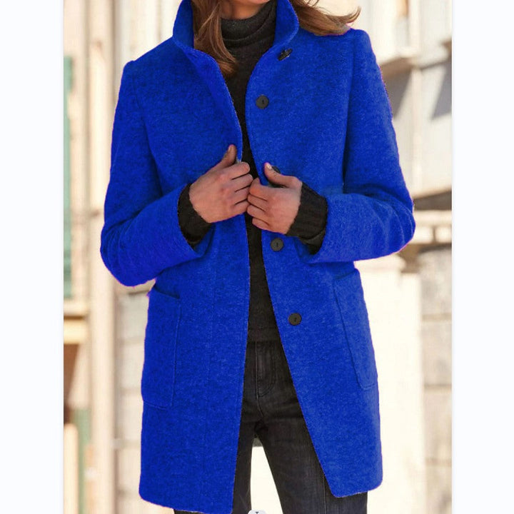 Isabella™ | Elegant lang frakke med knapper