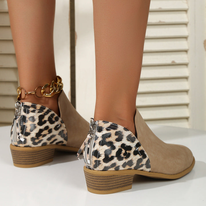 Leona™ – Stilige støvler med leoparddetaljer