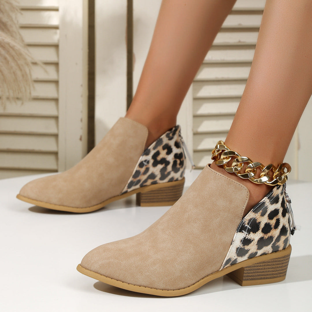 Leona™ – Stilige støvler med leoparddetaljer