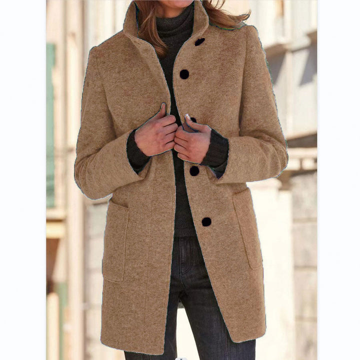 Isabella™ | Elegant lang frakke med knapper