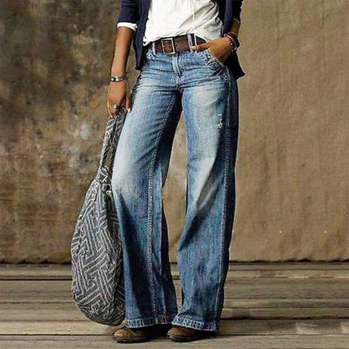 Kamilla | Casual Jeans med Løs Pasform