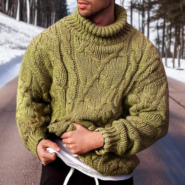 Thorkild | Herrestrik med Turtleneck