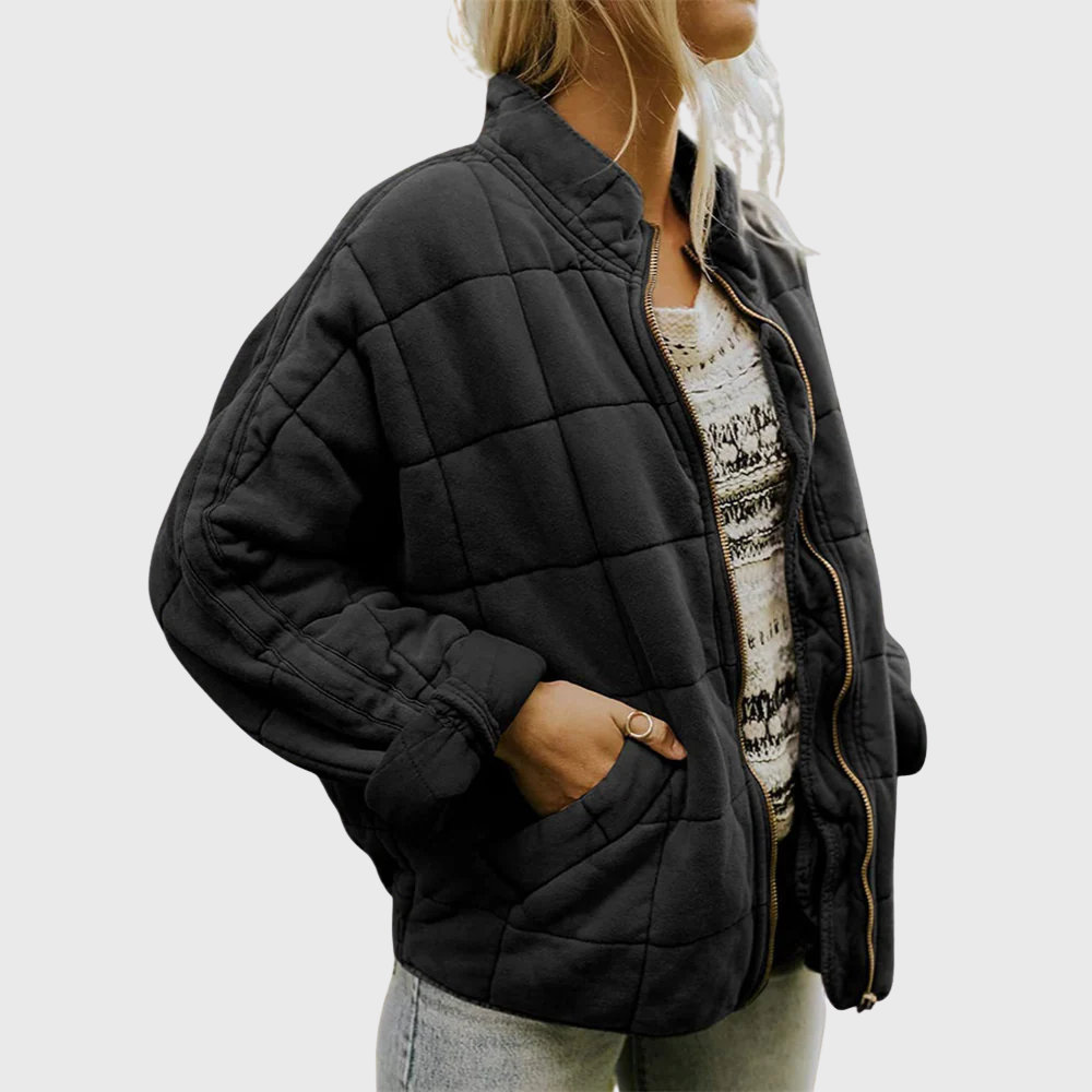 Josiane™ – Behagelig oversized quiltet jakke