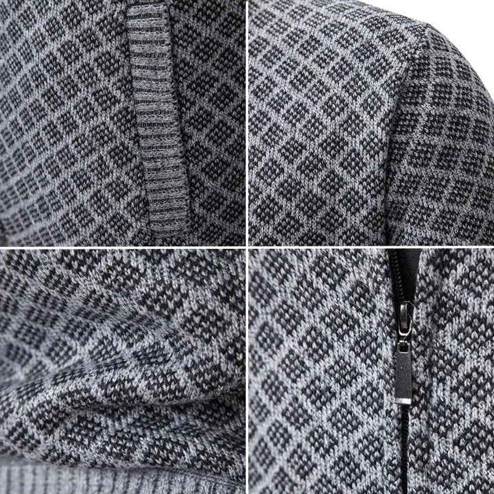 Henrik™ | Elegant cardigan med lynlås