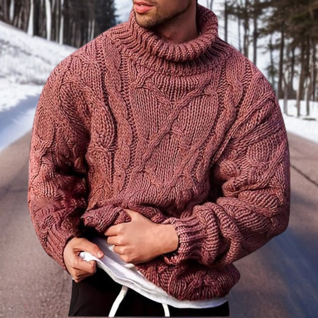 Thorkild | Herrestrik med Turtleneck