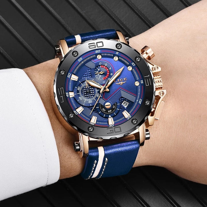 Luksus Militær Stål Quartz Ur
