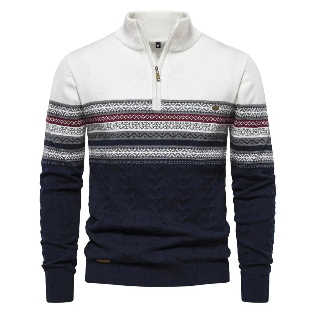 Jasper™ | Pullover med halv lynlås