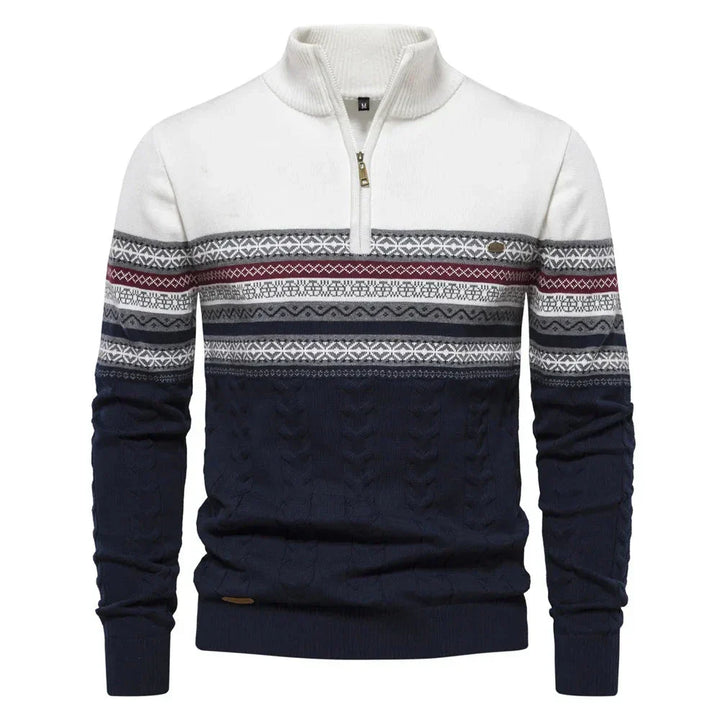 Jasper™ | Pullover med halv lynlås