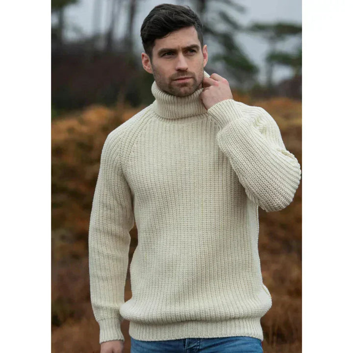 Conrad | Varm Rullekravesweater til Herrer i Strik