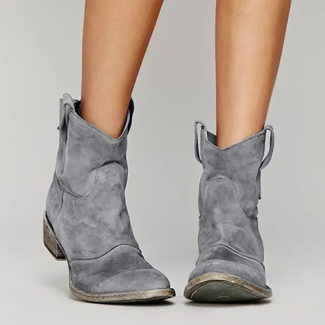 Helga™ – Vintage western ankelstøvler