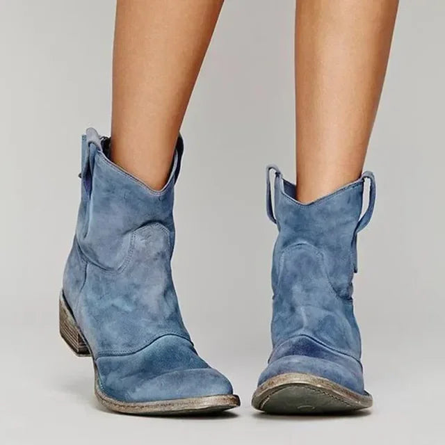 Helga™ – Vintage western ankelstøvler