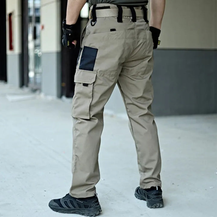 Knud | Herre Camo Cargo Bukser Med Flere Lommer
