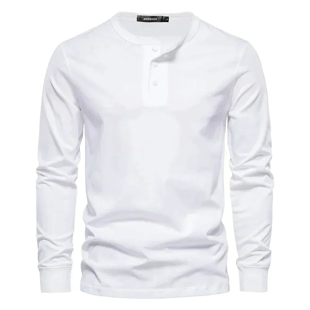 Lorenz | Stilfuld Og Behagelig Langærmet Henley-Shirt