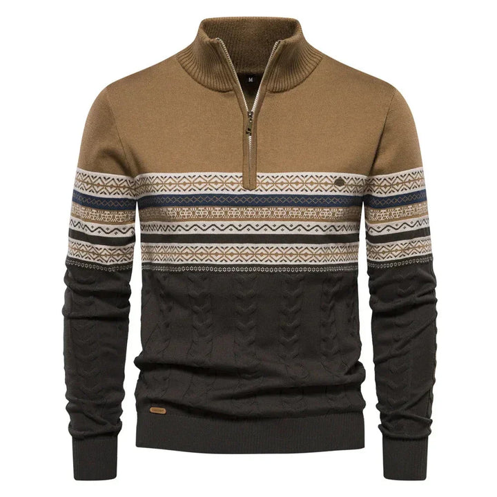 Jasper™ | Pullover med halv lynlås